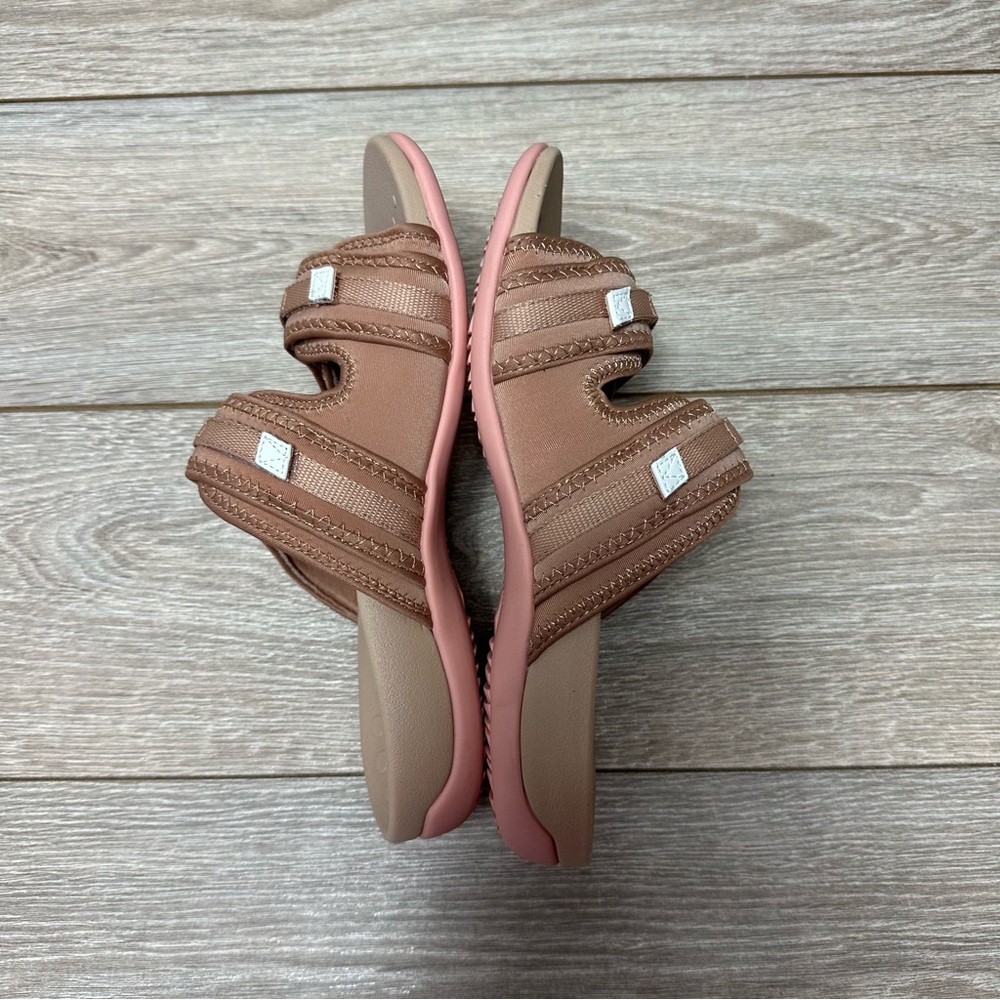 Vionic Sarah Macaroon Pink Hook & Loop Strap Casual Comfort Slide Sandal Sz 7.5 - Picture 7 of 10